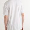 Luxe Lotus Slim-Fit Cotton-Jersey T-Shirt - BK Luxe Lotus Slim-Fit Cotton-Jersey T-Shirt - BK