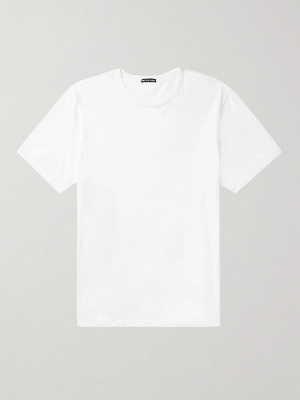 Luxe Lotus Slim-Fit Cotton-Jersey T-Shirt Luxe Lotus Slim-Fit Cotton-Jersey T-Shirt