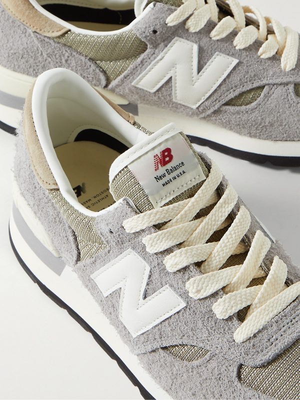 M990v1 Suede and Mesh Sneakers - CU M990v1 Suede and Mesh Sneakers - CU