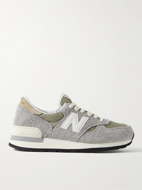 M990v1 Suede and Mesh Sneakers M990v1 Suede and Mesh Sneakers