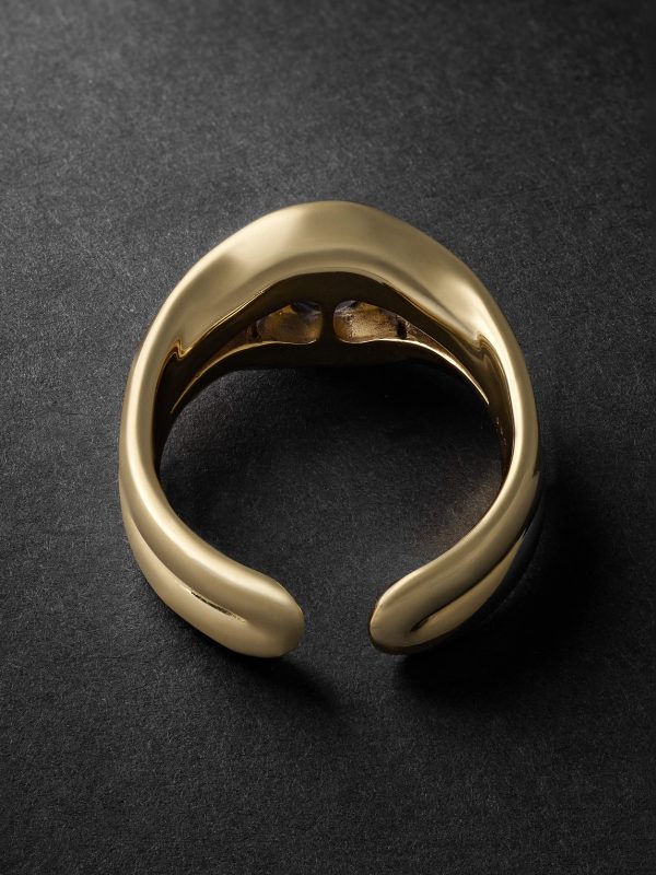 Trillion 18-Karat Gold Iolite Ring - BK Trillion 18-Karat Gold Iolite Ring - BK