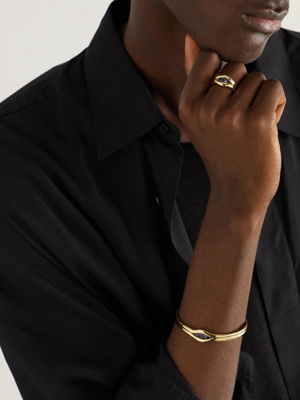 Trillion 18-Karat Gold Iolite Ring - FR Trillion 18-Karat Gold Iolite Ring - FR