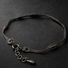 Fluid Rhodium-Plated Bracelet - BK Fluid Rhodium-Plated Bracelet - BK