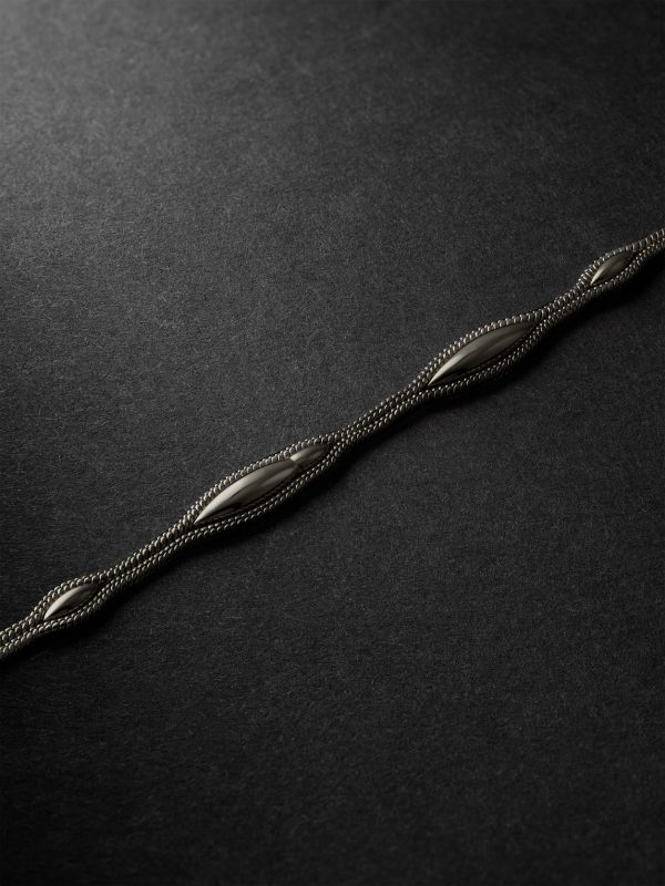 Fluid Rhodium-Plated Bracelet - CU Fluid Rhodium-Plated Bracelet - CU