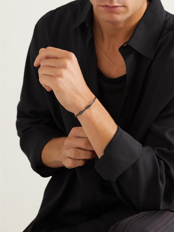 Fluid Rhodium-Plated Bracelet - FR Fluid Rhodium-Plated Bracelet - FR