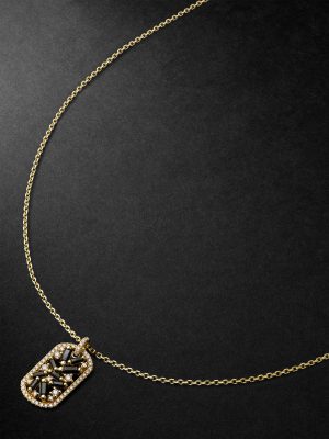 18-Karat Gold, Sapphire and Diamond Pendant Necklace