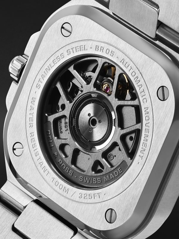 BR 05 Automatic 40mm Stainless Steel and Diamond Watch, Ref. No. BR05A-BL-STFLD/SST - E1 BR 05 Automatic 40mm Stainless Steel and Diamond Watch, Ref. No. BR05A-BL-STFLD/SST - E1