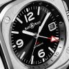 BR 05 Automatic GMT 41mm Stainless Steel Watch, Ref. No. BR05G-BL-ST/SST - CU