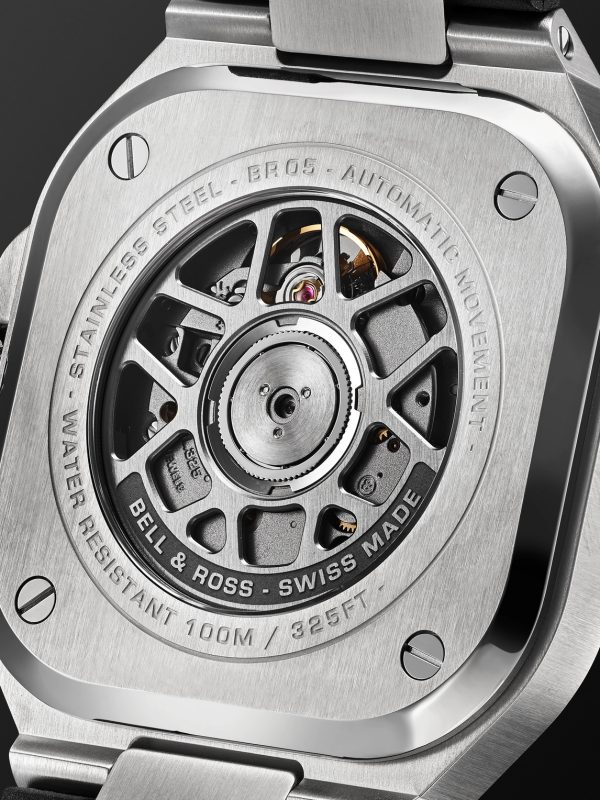 BR 05 Automatic GMT 41mm Stainless Steel and Rubber Watch, Ref. No. BR05G-BL-ST/SRB - E1 BR 05 Automatic GMT 41mm Stainless Steel and Rubber Watch, Ref. No. BR05G-BL-ST/SRB - E1