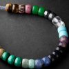 Forte Beads Blackened Gold Multi-Stone Bracelet - CU