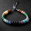 Forte Beads Blackened Gold Multi-Stone Bracelet