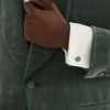 Florentine Finish Blackened Gold Cufflinks - FR Florentine Finish Blackened Gold Cufflinks - FR