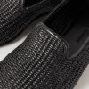 Mario Leather-Trimmed Raffia Loafers - CU Mario Leather-Trimmed Raffia Loafers - CU