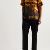 Mario Leather-Trimmed Raffia Loafers - OU Mario Leather-Trimmed Raffia Loafers - OU
