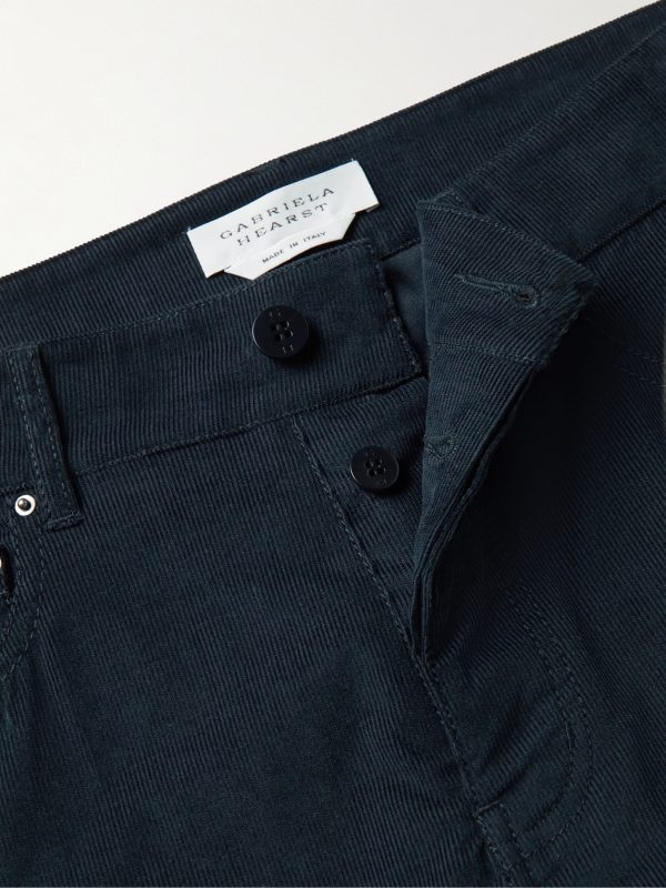 Austin Straight-Leg Cotton-Corduroy Trousers - E1