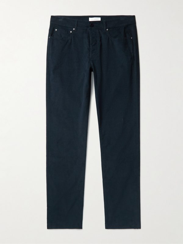 Austin Straight-Leg Cotton-Corduroy Trousers