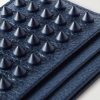 Studded Full-Grain Leather Cardholder - CU Studded Full-Grain Leather Cardholder - CU
