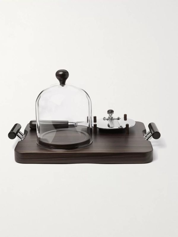 Ebony and Stainless Steel Truffle Shaver Set - BK Ebony and Stainless Steel Truffle Shaver Set - BK