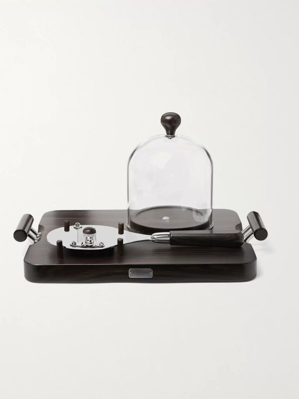 Ebony and Stainless Steel Truffle Shaver Set Ebony and Stainless Steel Truffle Shaver Set