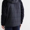 Cashmere-Trimmed Quilted Softshell Hooded Jacket - BK Cashmere-Trimmed Quilted Softshell Hooded Jacket - BK