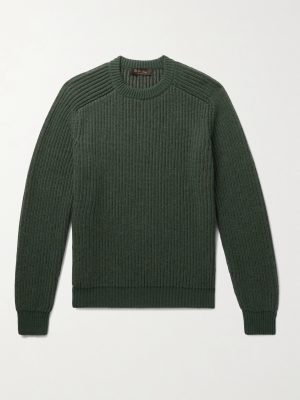 Ribbed Mélange Cashmere Sweater Ribbed Mélange Cashmere Sweater