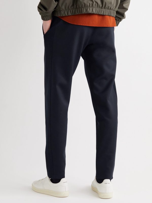 Holburn Tapered Stretch Wish Virgin Wool Sweatpants - BK Holburn Tapered Stretch Wish Virgin Wool Sweatpants - BK