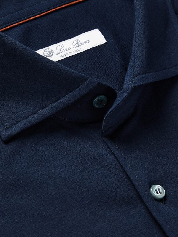 Slim-Fit Cotton-Jersey Shirt - CU Slim-Fit Cotton-Jersey Shirt - CU