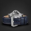 Luminor Blu Mare Hand-Wound 44mm Stainless Steel and Leather Watch, Ref. No. PAM01085 - E2 Luminor Blu Mare Hand-Wound 44mm Stainless Steel and Leather Watch, Ref. No. PAM01085 - E2