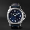 Luminor Blu Mare Hand-Wound 44mm Stainless Steel and Leather Watch, Ref. No. PAM01085 Luminor Blu Mare Hand-Wound 44mm Stainless Steel and Leather Watch, Ref. No. PAM01085