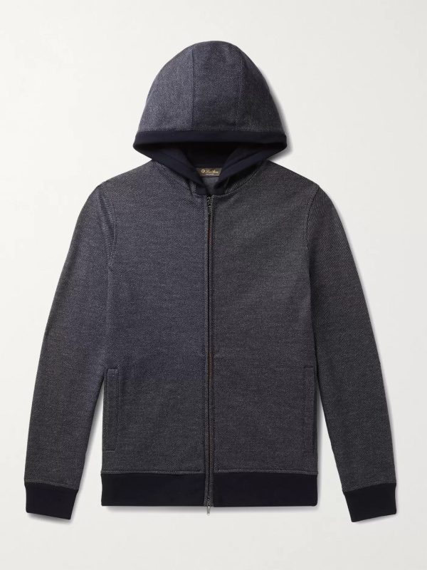 Cashmere and Silk-Blend Zip-Up Hoodie Cashmere and Silk-Blend Zip-Up Hoodie