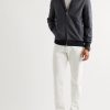 Cashmere and Silk-Blend Zip-Up Hoodie - OU Cashmere and Silk-Blend Zip-Up Hoodie - OU