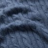 Slim-Fit Cable-Knit Baby Cashmere Sweater - E1