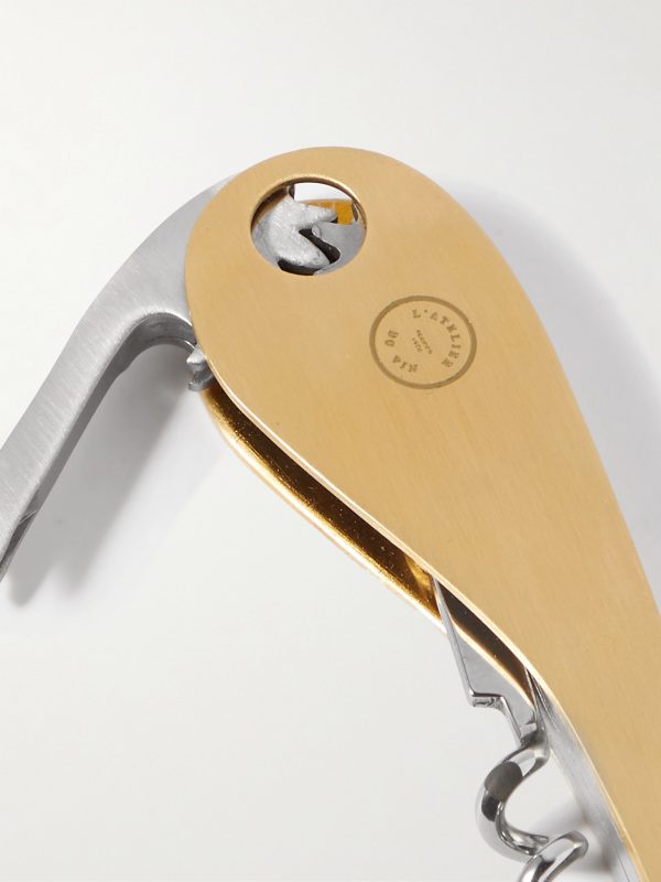 Soft Machine Gold-Tone and Stainless Steel Corkscrew - CU Soft Machine Gold-Tone and Stainless Steel Corkscrew - CU