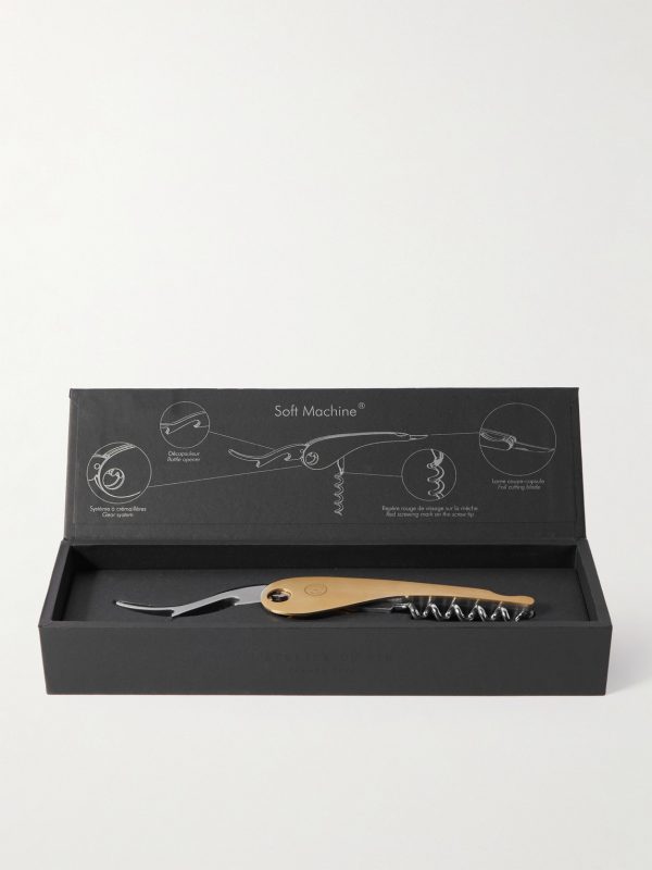 Soft Machine Gold-Tone and Stainless Steel Corkscrew - E1 Soft Machine Gold-Tone and Stainless Steel Corkscrew - E1