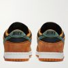 Dunk Low Mesh-Trimmed Suede Sneakers - BK