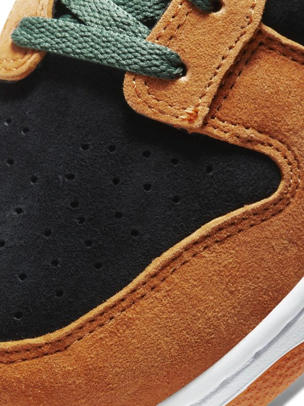 Dunk Low Mesh-Trimmed Suede Sneakers - CU