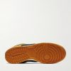 Dunk Low Mesh-Trimmed Suede Sneakers - E2