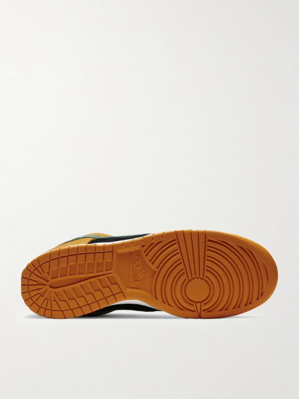 Dunk Low Mesh-Trimmed Suede Sneakers - E2