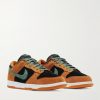 Dunk Low Mesh-Trimmed Suede Sneakers - FR