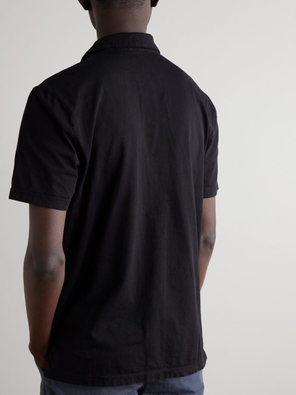 Slim-Fit Supima Cotton-Jersey Polo Shirt - BK Slim-Fit Supima Cotton-Jersey Polo Shirt - BK