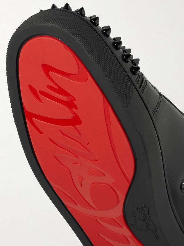 Louis Junior Spikes Cap-Toe Leather Sneakers - CU Louis Junior Spikes Cap-Toe Leather Sneakers - CU