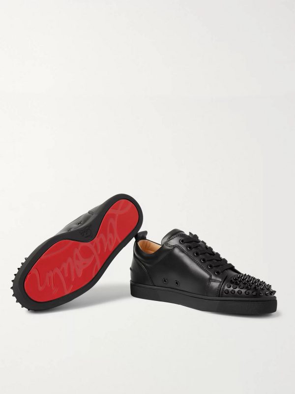 Louis Junior Spikes Cap-Toe Leather Sneakers - E2 Louis Junior Spikes Cap-Toe Leather Sneakers - E2