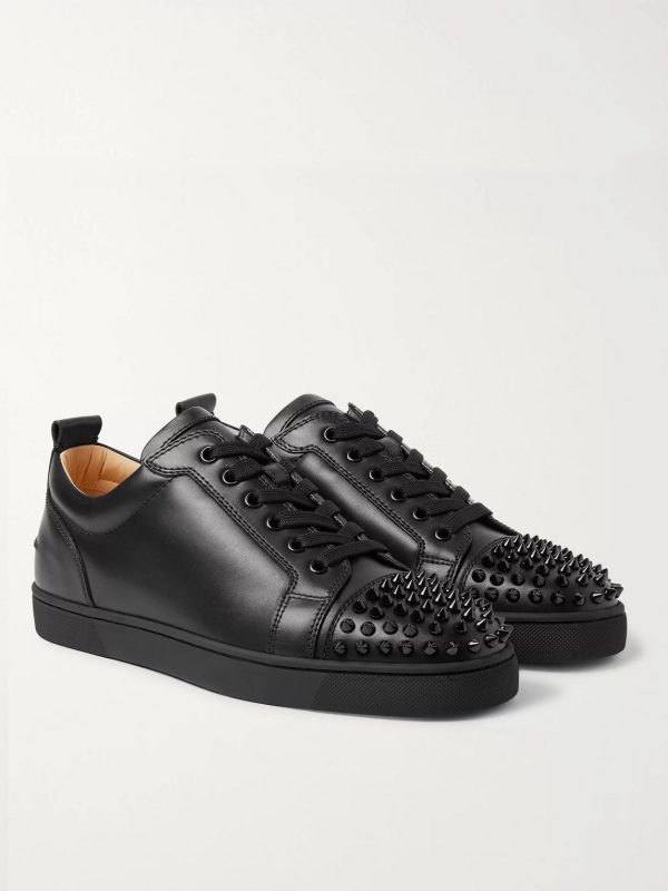 Louis Junior Spikes Cap-Toe Leather Sneakers - FR Louis Junior Spikes Cap-Toe Leather Sneakers - FR