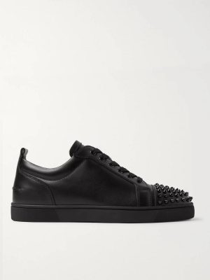 Louis Junior Spikes Cap-Toe Leather Sneakers Louis Junior Spikes Cap-Toe Leather Sneakers
