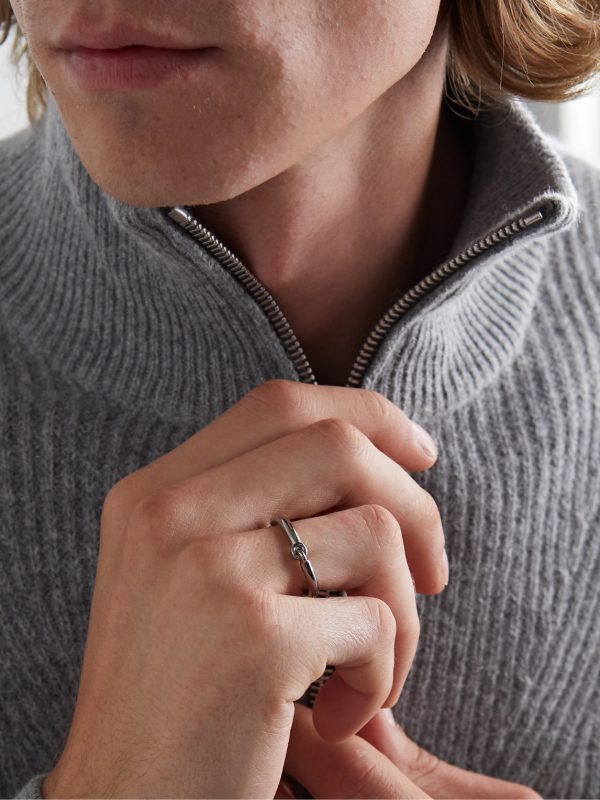 The Equinox Rhodium-Plated 18-Karat White Gold Ring - FR The Equinox Rhodium-Plated 18-Karat White Gold Ring - FR
