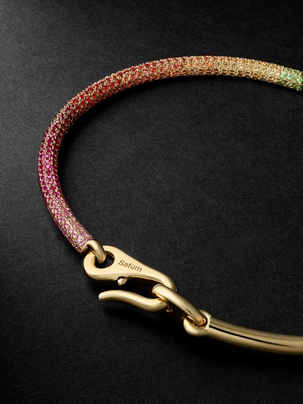 The Equinox 18-Karat Gold Multi-Stone Bracelet - BK The Equinox 18-Karat Gold Multi-Stone Bracelet - BK