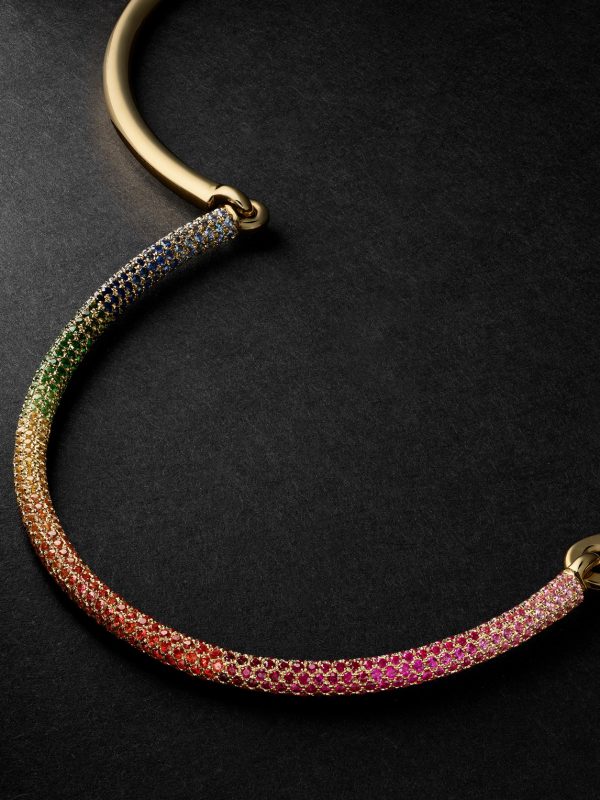 The Equinox 18-Karat Gold Multi-Stone Bracelet - CU The Equinox 18-Karat Gold Multi-Stone Bracelet - CU