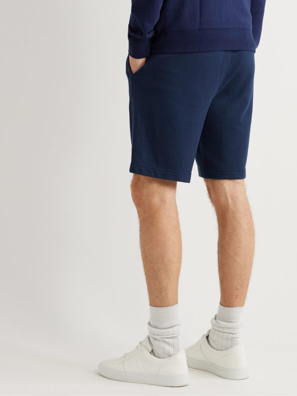 Quinn 1 Straight-Leg Cotton and Modal-Blend Jersey Drawstring Shorts - BK