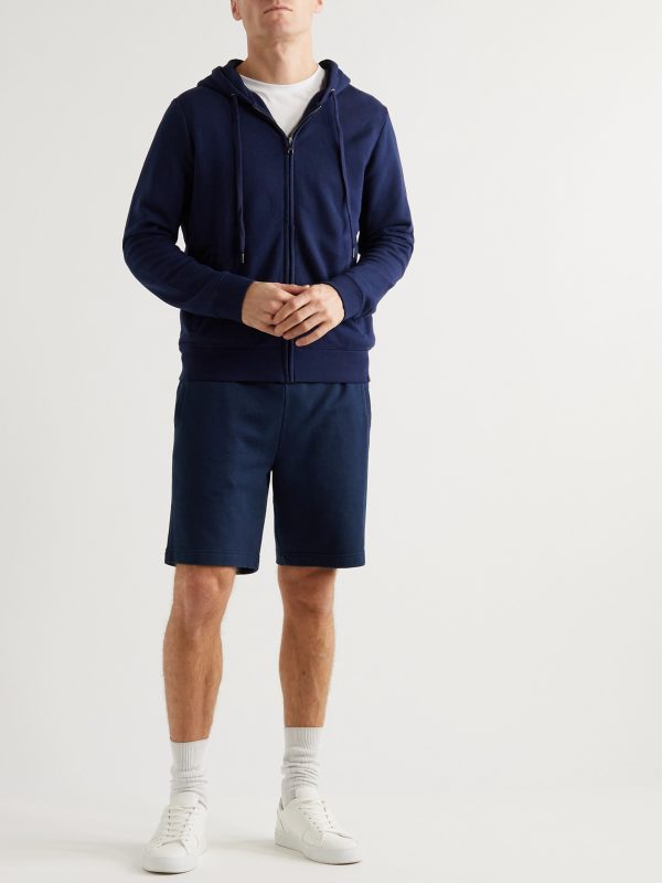 Quinn 1 Straight-Leg Cotton and Modal-Blend Jersey Drawstring Shorts - OU