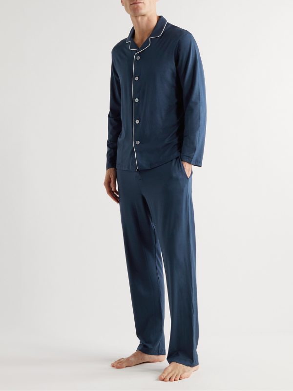 Basel Stretch Micro Modal Jersey Pyjama Set - OU Basel Stretch Micro Modal Jersey Pyjama Set - OU